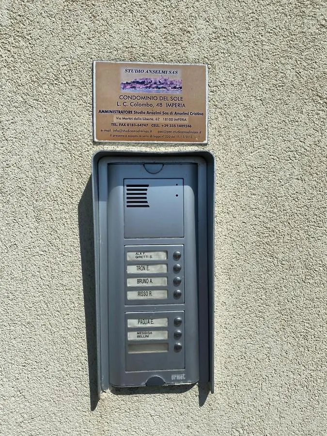 Apartmán Borgo Prino Imperia Itálie
